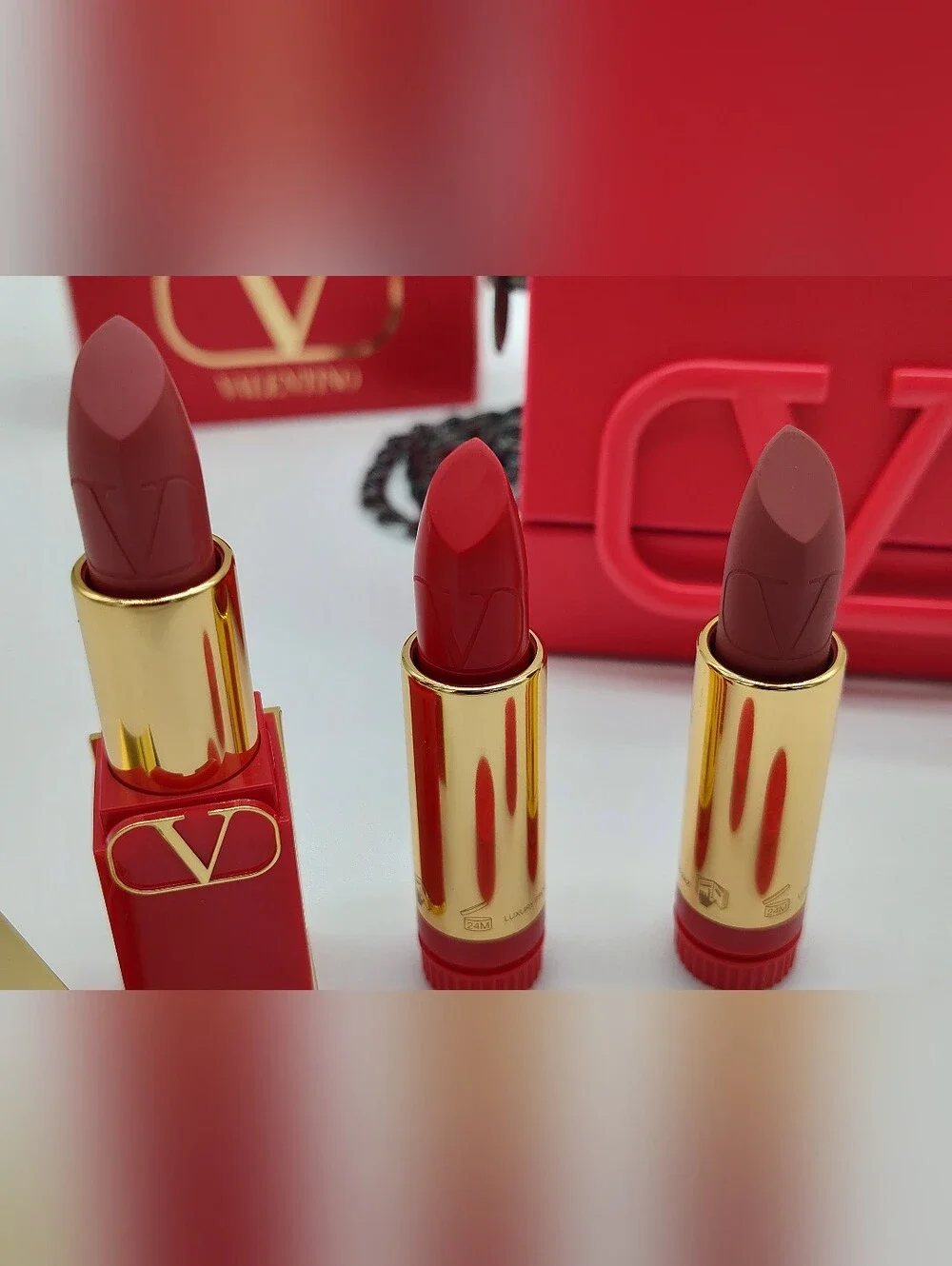 Valentino inside are